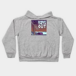 Moonbase Theta, Out - logo Kids Hoodie